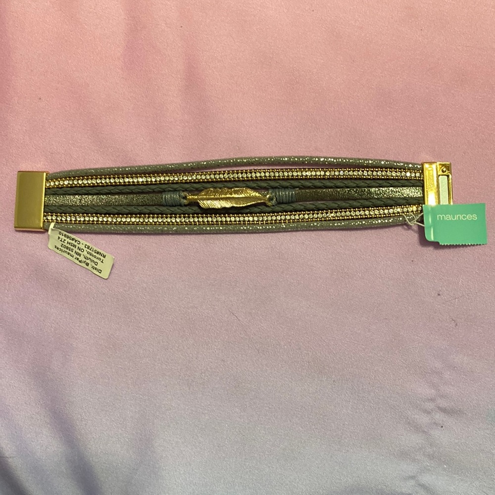 Rose Gold/Grey Magnet Clasp Maurices Bracelet